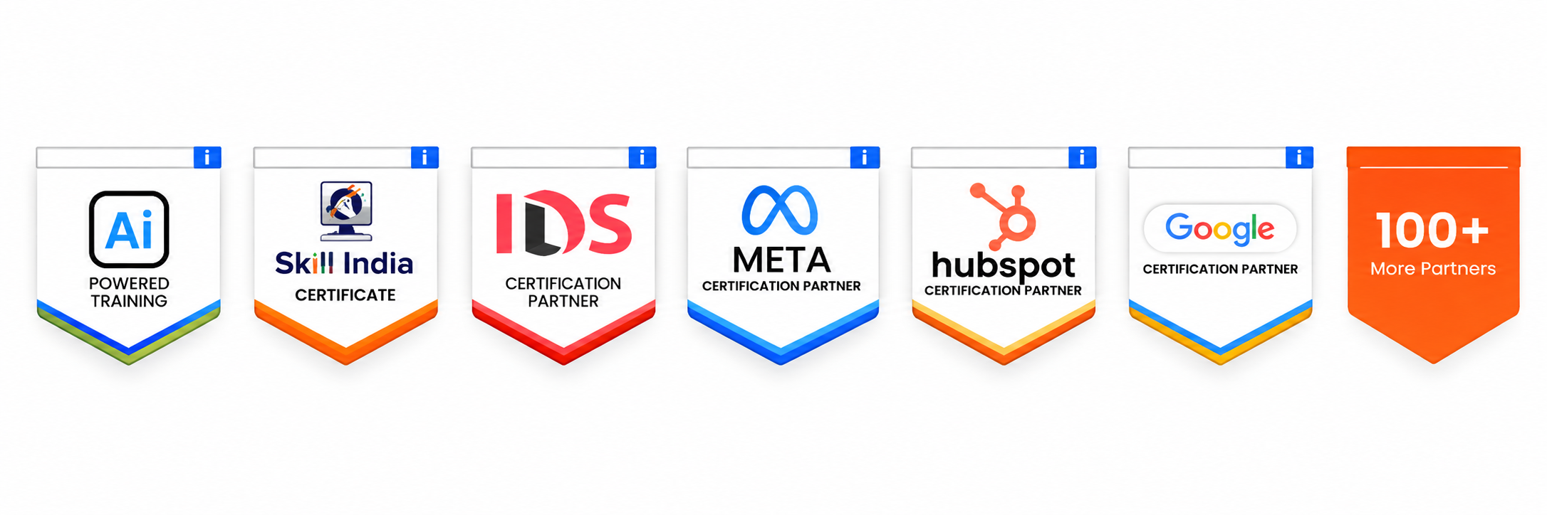 iDigitalStudies Certification Partners - AI, UGC, Adobe, Meta, HubSpot, Google, and 100+ More Partners